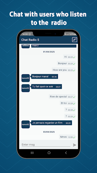 Community chat screen