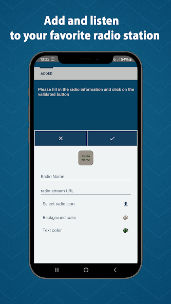 Add a radio stream screen